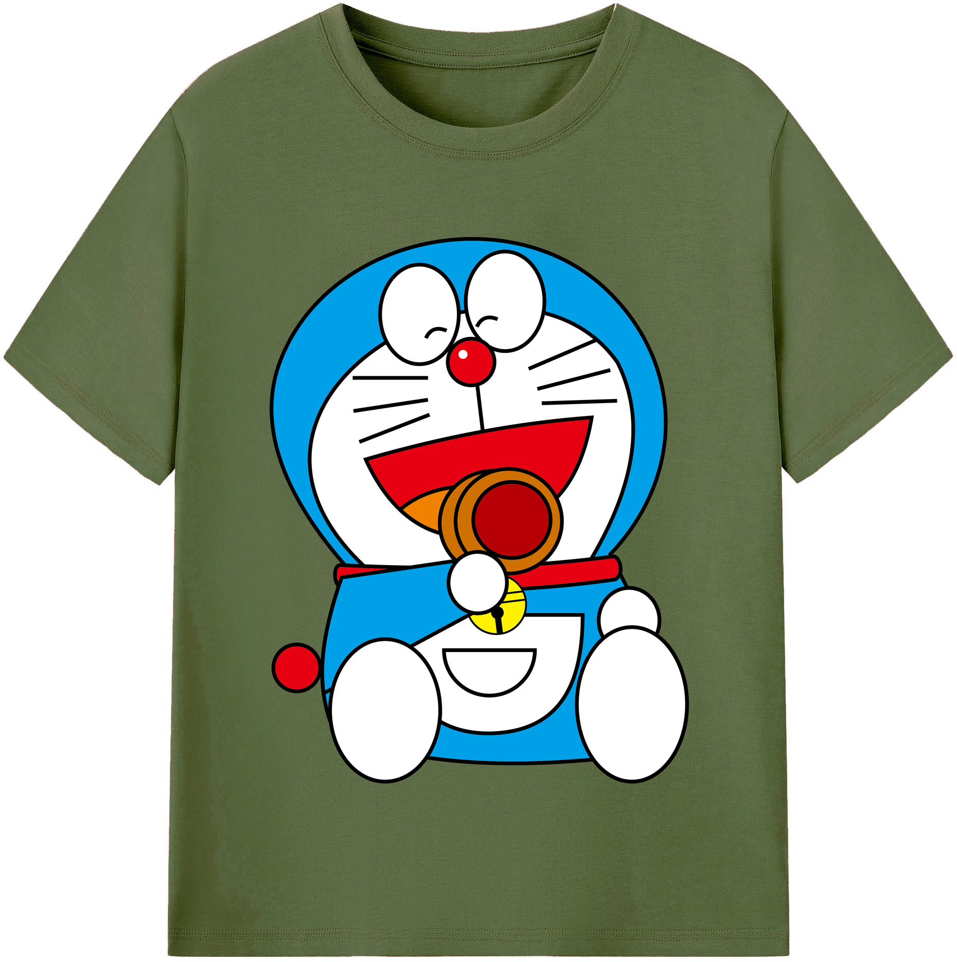 （画像用） ドラえもん Doraemon 綿100％半袖Tシャツ（フロントプリント）